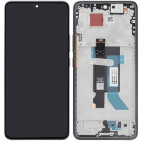 Xiaomi Poco X7 screen (black) (with frame) (original)