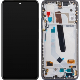 Xiaomi Mi 11i / Mi 11X / Mi 11X Pro screen (black) (with frame) (service pack) (original)