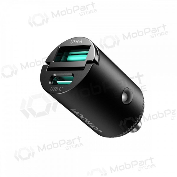 Car phone charger Joyroom JR-CCN18 65 W USB-C + USB-A black