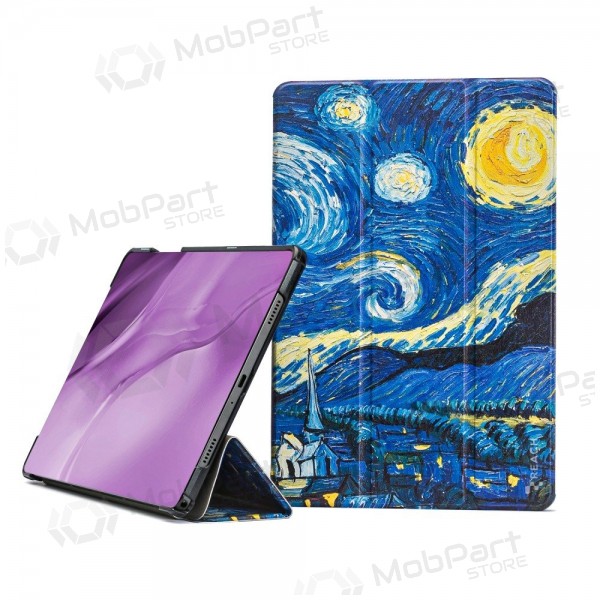 Samsung Galaxy Tab A9+, Tab A11+ case - Smart Leather (starry night)