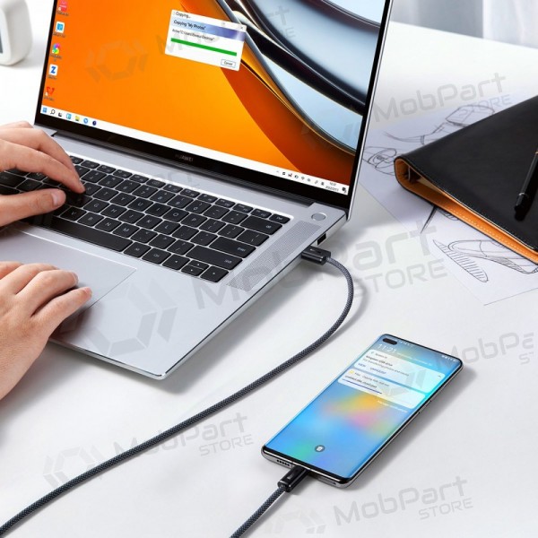 USB cable Baseus Dynamic 100W USB-A to Type-C 1.0m grey CALD000616