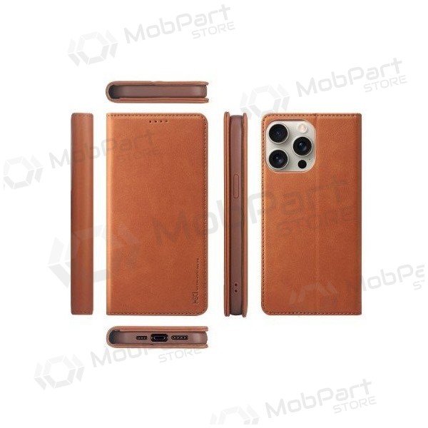 Case HDD Magnetic Wallet Case Samsung A057 A05s brown