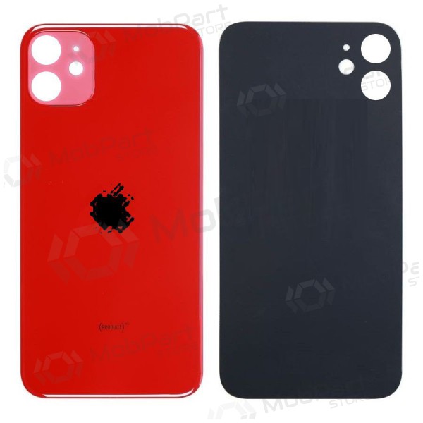 Apple iPhone 11 back / rear cover (red) (bigger hole for camera) Apple iPhone 11 back / rear cover (red) (bigger hole for camera)