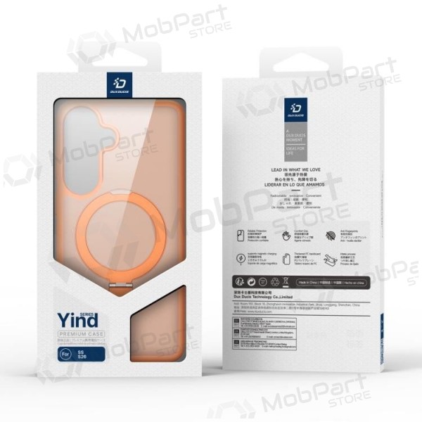 Samsung Galaxy S26+ case - Dux Ducis Yind Magnetic Stand (orange)