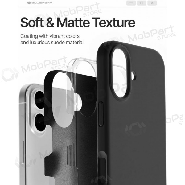 Case Mercury Pure Magsafe Silicon Case Apple iPhone 17 red