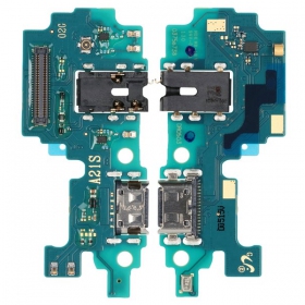 Samsung A217 Galaxy A21s 2020 charging dock port and microphone flex (service pack) (original)