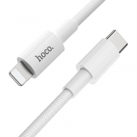 Lightning cable Hoco X56 USB-C to Lightning 1 m PD white