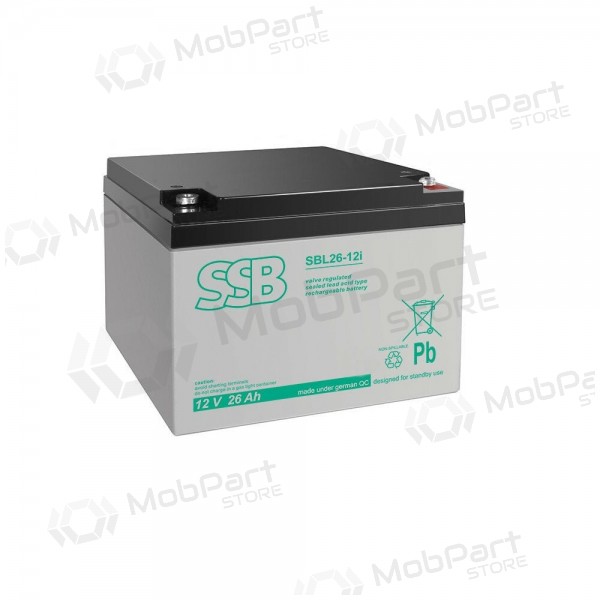 Battery (AGM) SSB SBL (26Ah, 12V, F13 M5, VRLA)