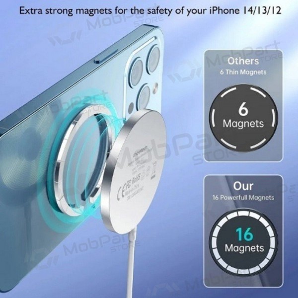 MagSafe wireless charger Choetech T518-F 15 W
