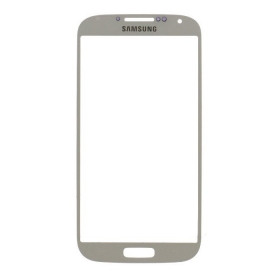 Samsung i9500 Galaxy S4 / i9505 Galaxy S4 Screen glass (white) (for screen refurbishing)