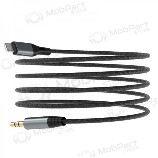 Audio cable Dudao L11Pro Lightning to 3.5 mm 1 m black