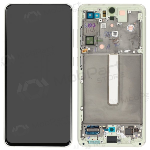 Samsung Galaxy S21 FE 5G screen (alyvinis) (with frame) (original)