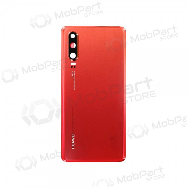 Huawei P30 back / rear cover red (Amber Sunrise) (used grade A, original) Huawei P30 back / rear cover red (Amber Sunrise) (used grade A, original)