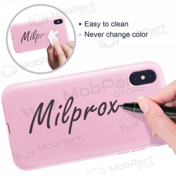 Apple iPhone 13 mini case - Liquid Silicone - 1.5mm (pink)