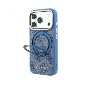 Apple iPhone 18 Pro case - Guess PU 4G Ring Stand MagSafe