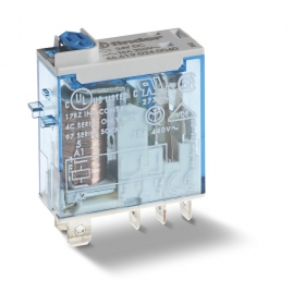 Relay 1-pole Finder 46 series 466182300054 (230V AC, 16A/250VAC, test button, LED indication)