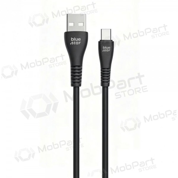Lightning cable Blue Star PJ-DG4-A USB-A to Lightning 1 m black