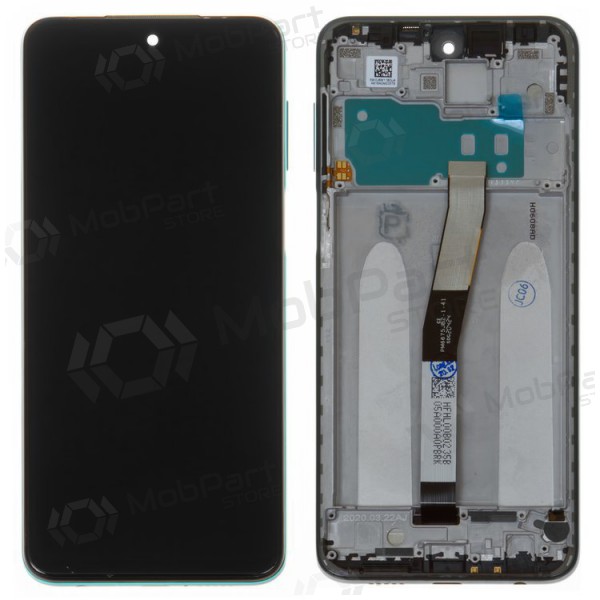 Xiaomi Redmi Note 9 Pro screen (green) (with frame) (service pack) (original)
