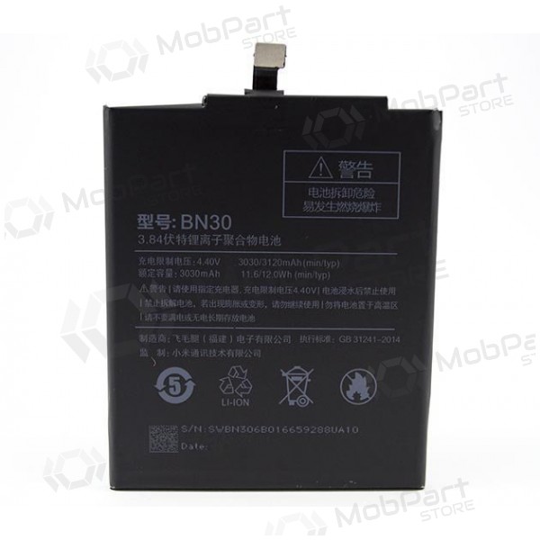 Xiaomi Redmi 4A (BN30) battery / accumulator (3030mAh) Xiaomi Redmi 4A (BN30) battery / accumulator (3030mAh)