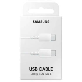 USB cable Samsung EP-DA705 Type-C - Type-C 1.0m (white) (OEM)