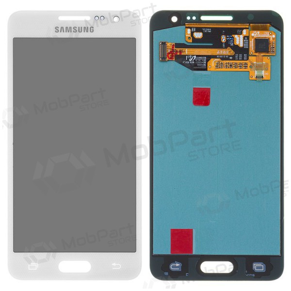 Samsung A300F Galaxy A3 screen (white) (used grade B, original)