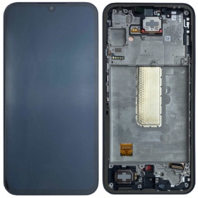 Samsung Galaxy A34 5G screen (grafitas) (with frame) (original)