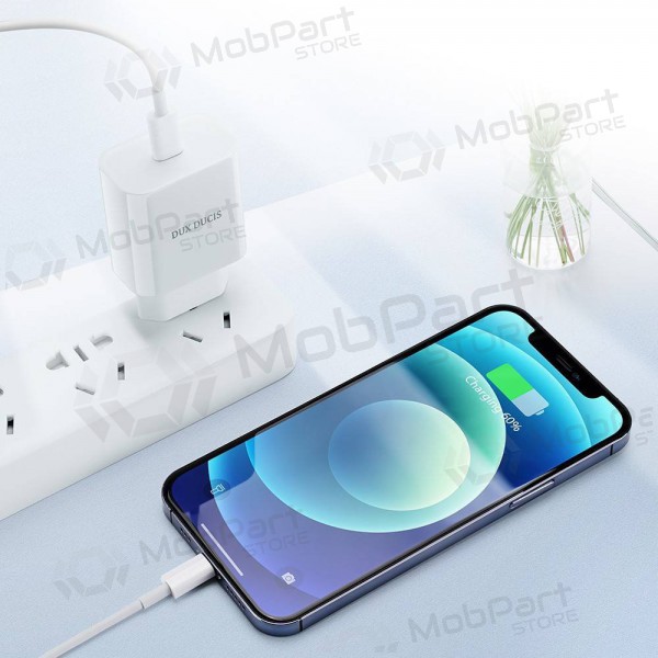 Charger Dux Ducis C50 PD 20W Quick Charge (white)