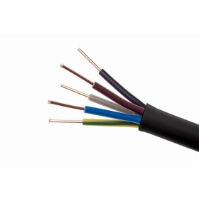 Lietkabelis OMY cable 5x2.5 (100m, black)