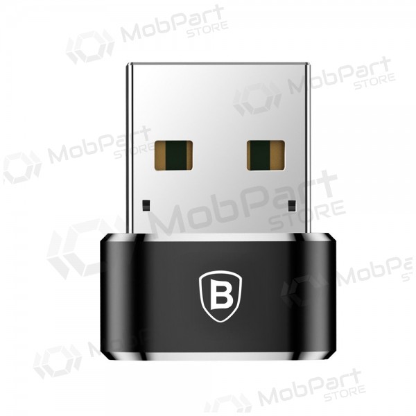 Adapter Baseus Type-C to USB-A black CAAOTG-01