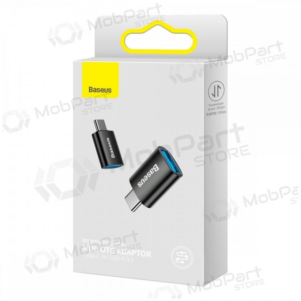 Adapter Baseus Ingenuity Series Type-C to USB-A3.1 OTG black ZJJQ000001