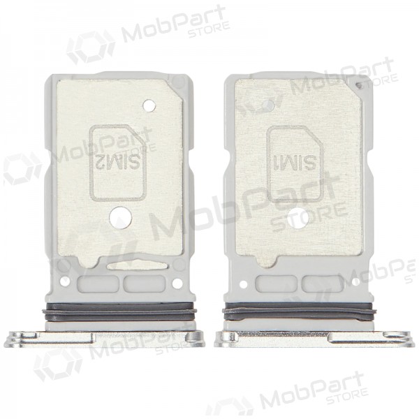 Samsung Galaxy S25 Ultra Dual SIM card holder (silver) (original)