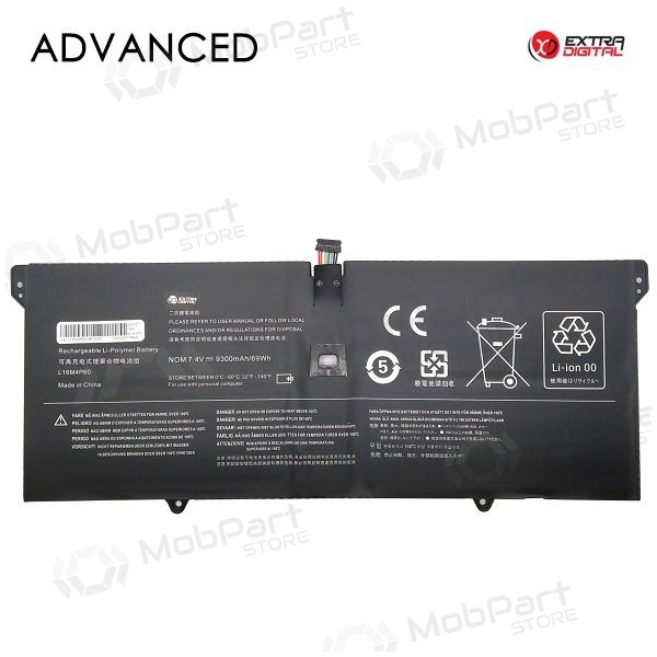Lenovo L16M4P60, 9300mAh laptop battery, Advanced Lenovo L16M4P60, 9300mAh laptop battery, Advanced