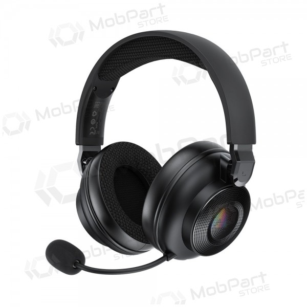 Wireless headphones Acefast H15 Gaming over-ear with microphone USB-C black