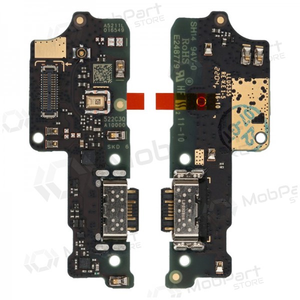 Xiaomi Redmi 10C / Poco C40 charging dock port and microphone flex - PREMIUM Xiaomi Redmi 10C / Poco C40 charging dock port and microphone flex - PREMIUM