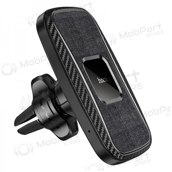 Car phone holder, Wireless charger Hoco CA75 magnetis, black Car phone holder, Wireless charger Hoco CA75 magnetis, black