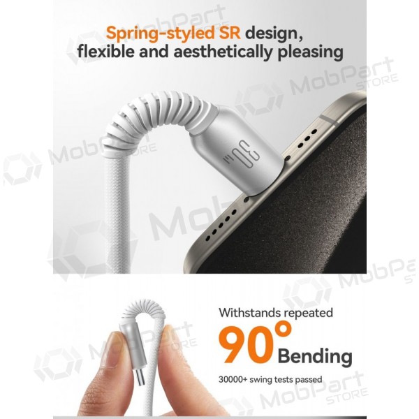 USB cable Joyroom S-A51 USB-C to Lightning 30W 1.2m grey