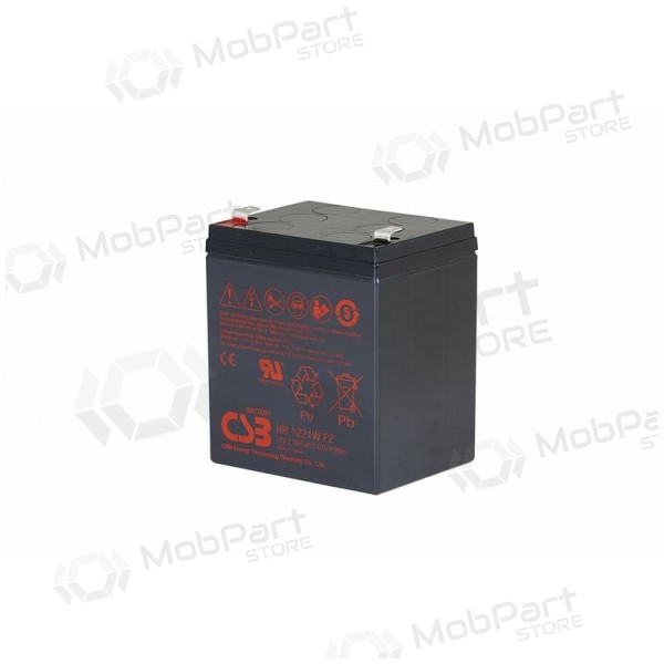 Battery CSB (5Ah, 12V, F2, VRLA, AGM)