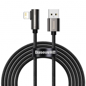 USB cable Baseus Legend Lightning 2.4A 2.0m (black) CALCS-A01