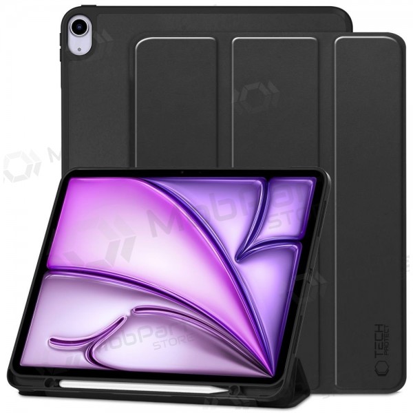 Apple iPad Air 13 M2 2024, M3 2025, M4 2026 case -Tech-Protect SmartCase Pen Holder- (black)