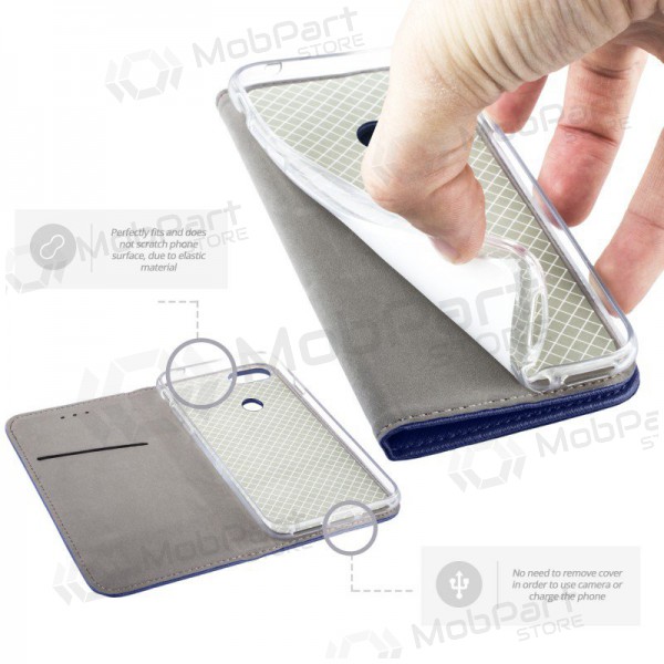 Apple iPhone 13 Pro case - Smart Magnet (dark blue)