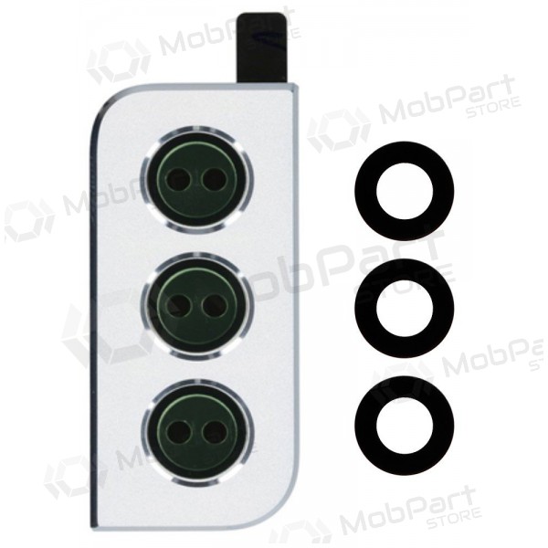 Samsung G996 Galaxy S21 Plus 5G camera glass / lens (silver) Samsung G996 Galaxy S21 Plus 5G camera glass / lens (silver)