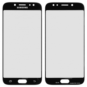 Samsung J730F Galaxy J7 (2017) Screen glass (black) (for screen refurbishing)