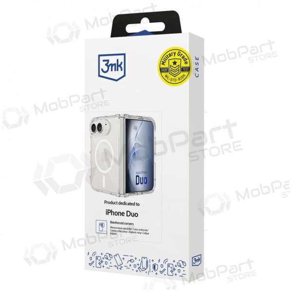 Apple iPhone Duo case - 3mk Armor MagCase (clear)