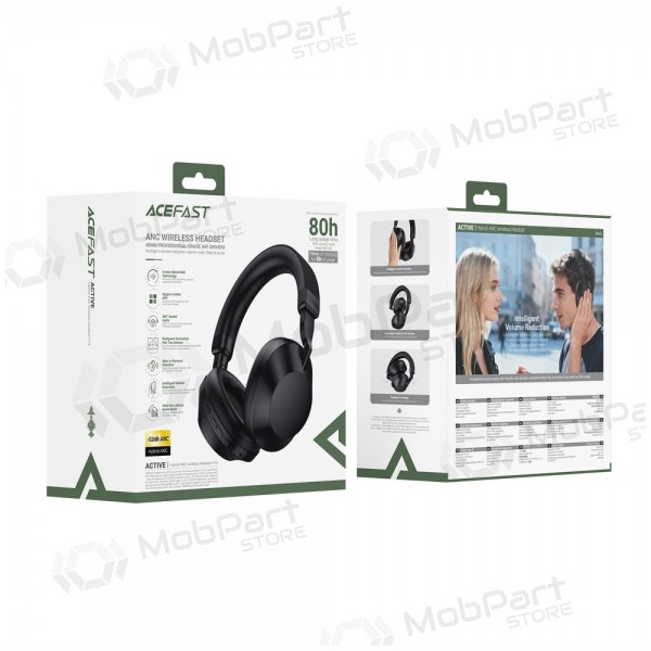 Wireless headphones with microphone Acefast H14 Bluetooth USB-C black