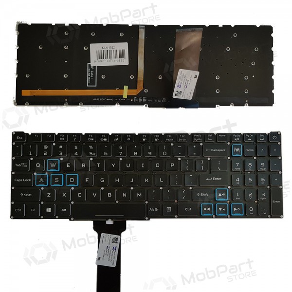 ACER PH315-52, PH317-53, PH317-53-7777 keyboard (US) (with lighting) ACER PH315-52, PH317-53, PH317-53-7777 keyboard (US) (with lighting)