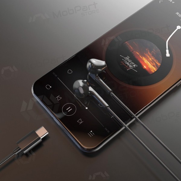 USB-C headphones Dudao X3C black