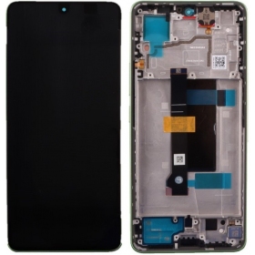 Xiaomi Redmi Note 13 Pro 5G screen (light green) (with frame) (original)