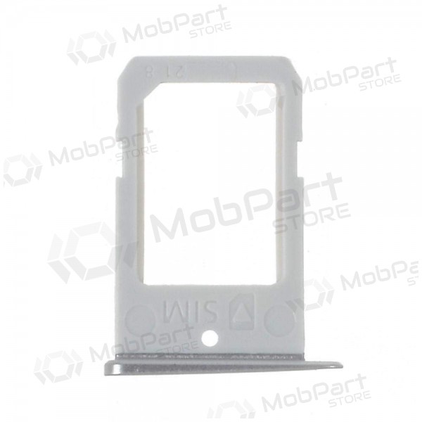 Samsung G925 Galaxy S6 Edge SIM card holder (silver)