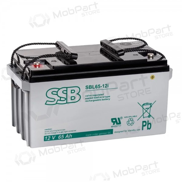 Battery (AGM) SSB SBL (65Ah, 12V, F13 M6, VRLA)