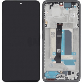 Xiaomi Redmi Note 14 Pro+ screen (black) (with frame) (original)